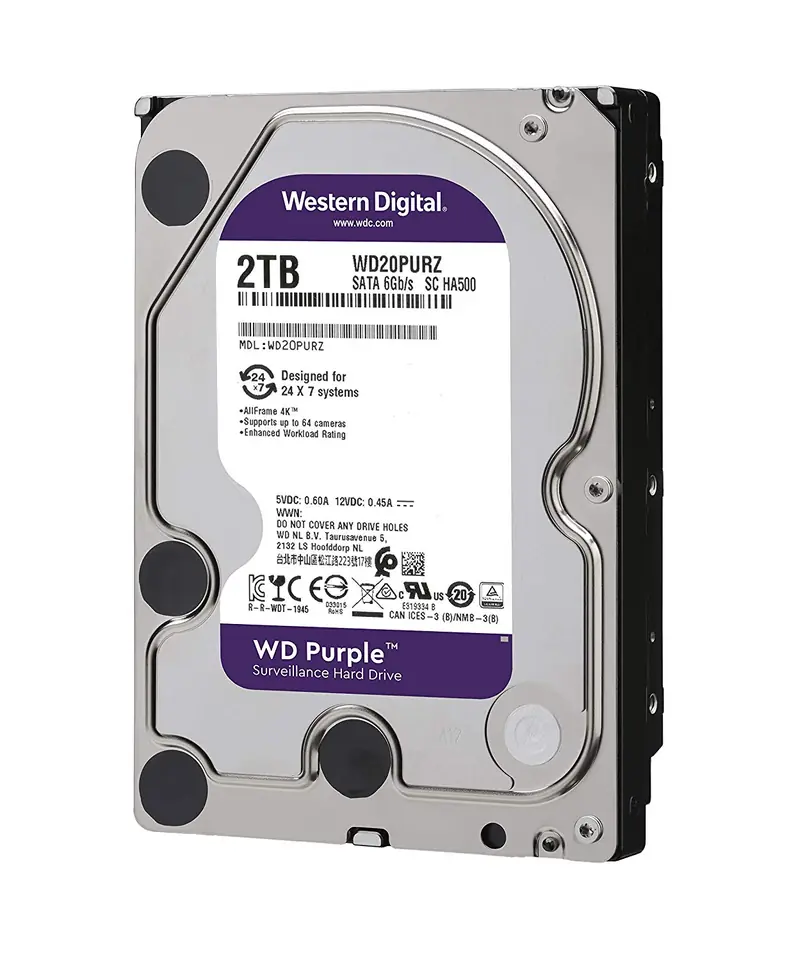 Disco Duro WD Purple 2 Tb