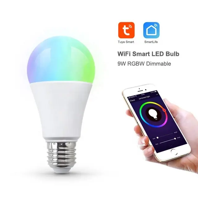 Lámpara LED WiFi RGBW Tuya Smart