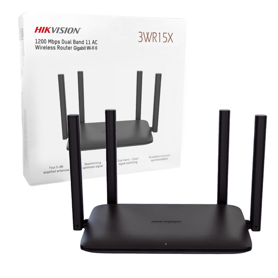 Router Hikvision Wi-Fi 6 Gigabit 1500Mbps Dual Band