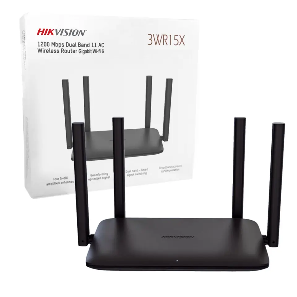 Router Hikvision Wi-Fi 6 Gigabit 1500Mbps Dual Band