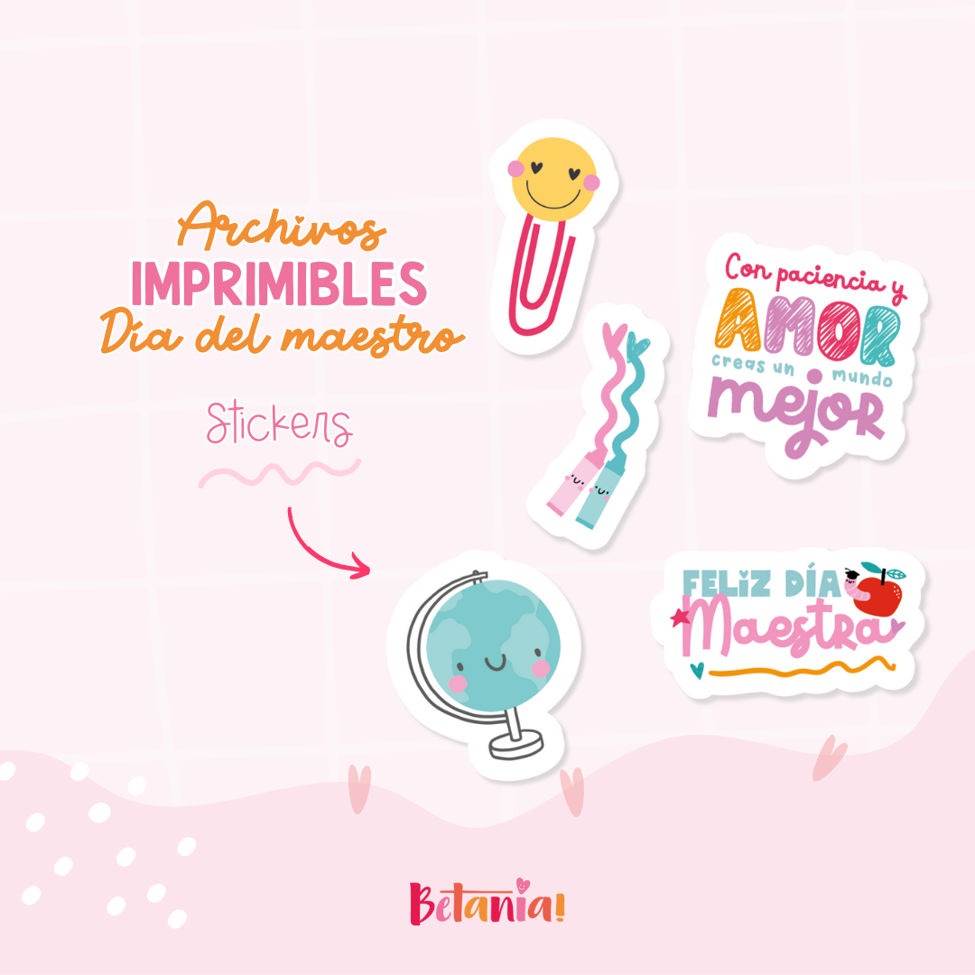 IMPRIMIBLE DÍA DEL MAESTRO ♥