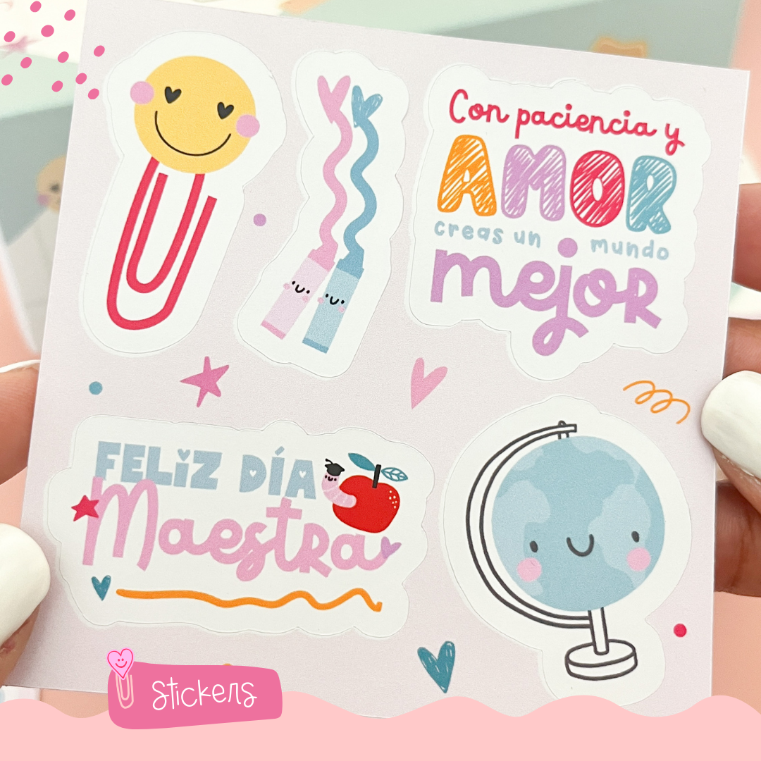 PACK SOLO PAPELERÍA DIA DEL MAESTRO