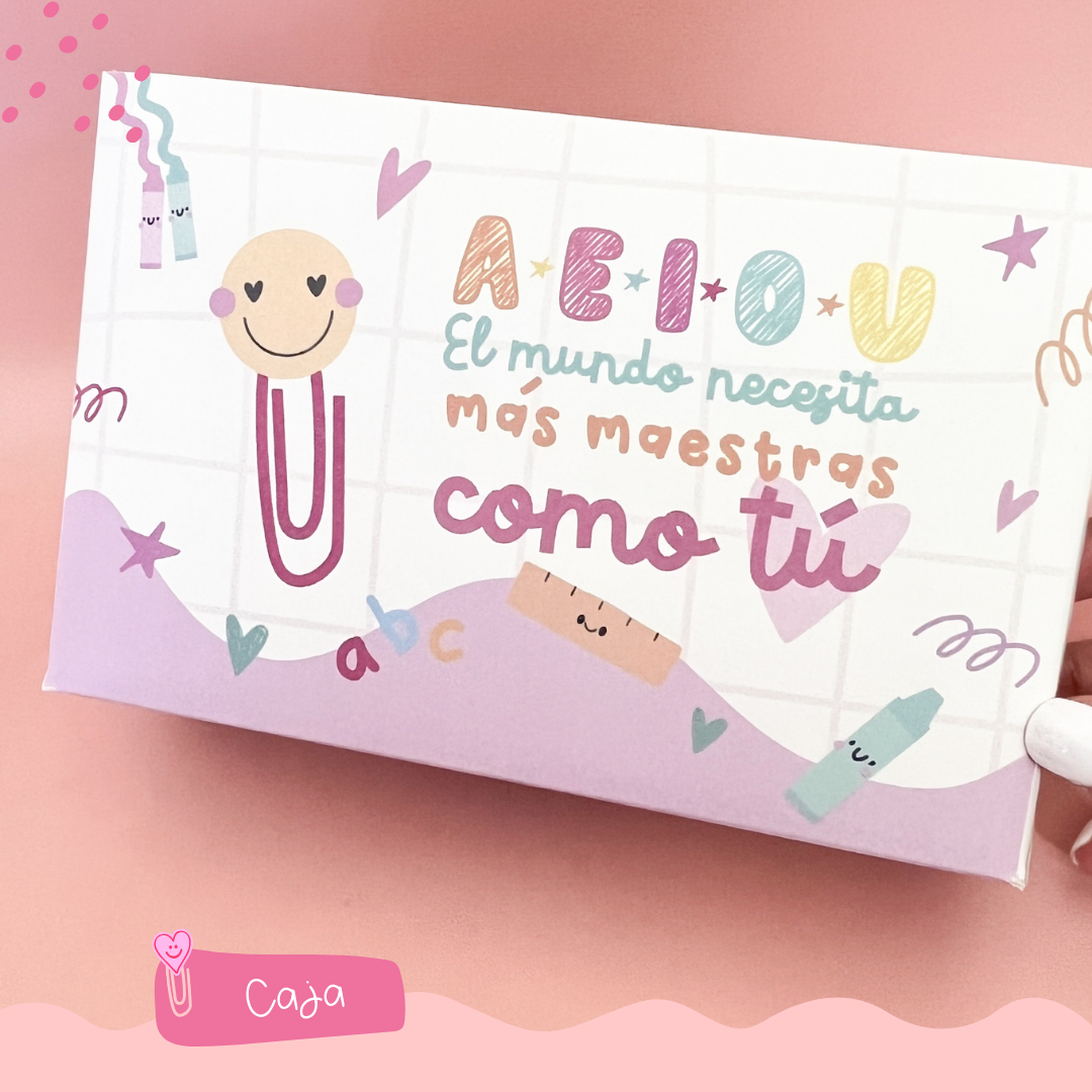 CAJAS DIA DEL MAESTRO ♥