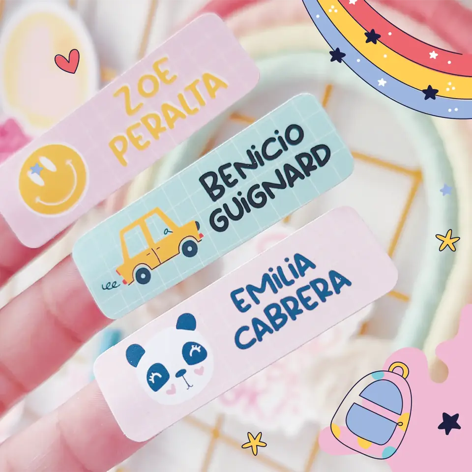 ETIQUETAS ESCOLARES MAMÁ FRECUENTE