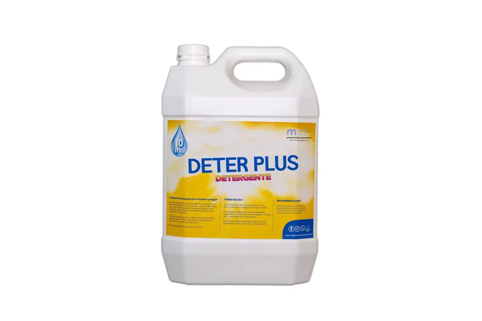 DETER PLUS Detergente  para cocinas y limpieza general (5 lts y 10 lts)