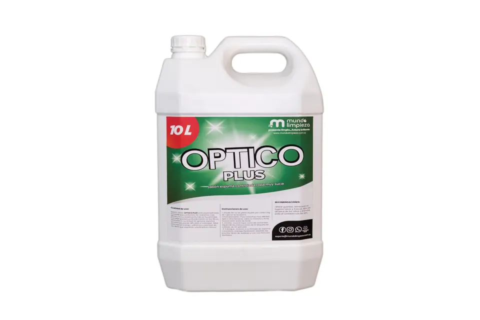 ÓPTICO PLUS Jabón liquido para prendas muy sucias (5 lts y 10 lts)