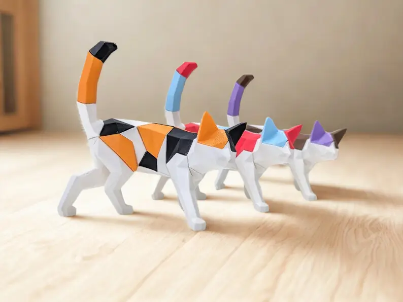 Gato Puzzle 3D Magnético – Tamaño Pequeño