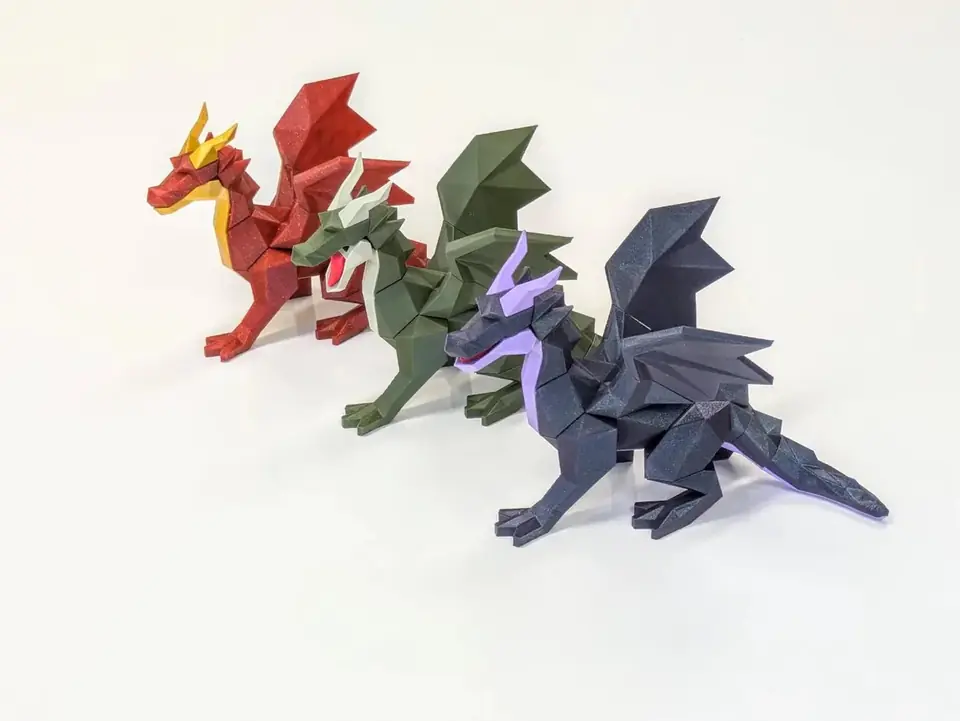 Puzzle 3D Dragon — tamaño pequeño