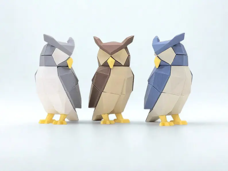 Puzle 3D Búho Magnético – Tamaño Pequeño