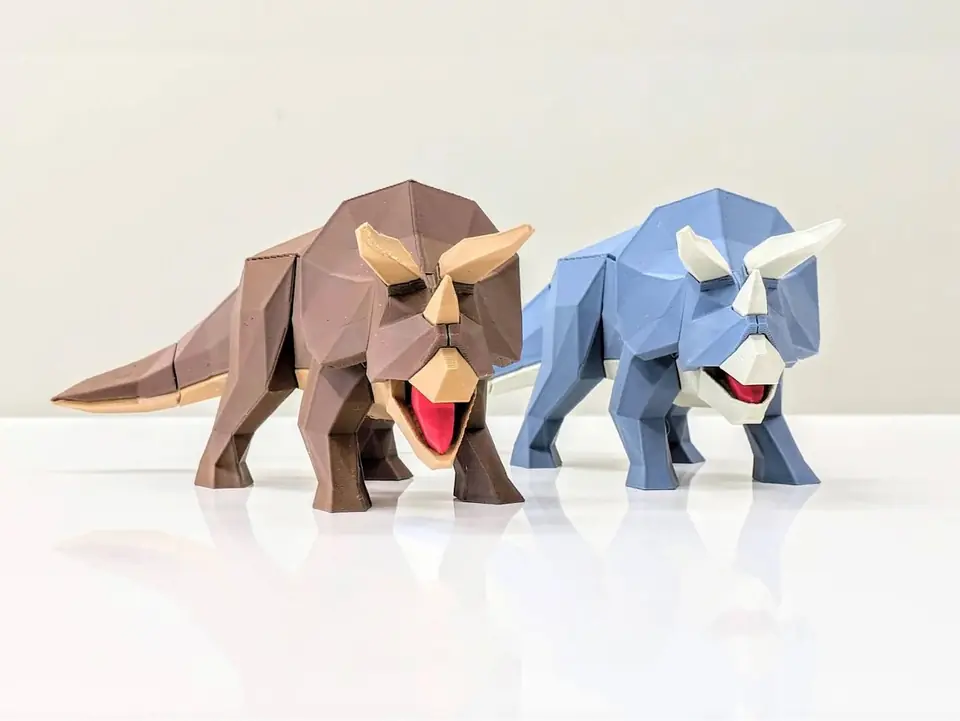 Puzzle 3D Tricerátops — Tamaño Grande
