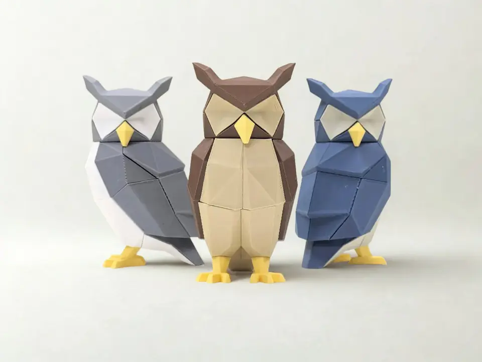 Puzle 3D Búho Magnético – Tamaño Grande