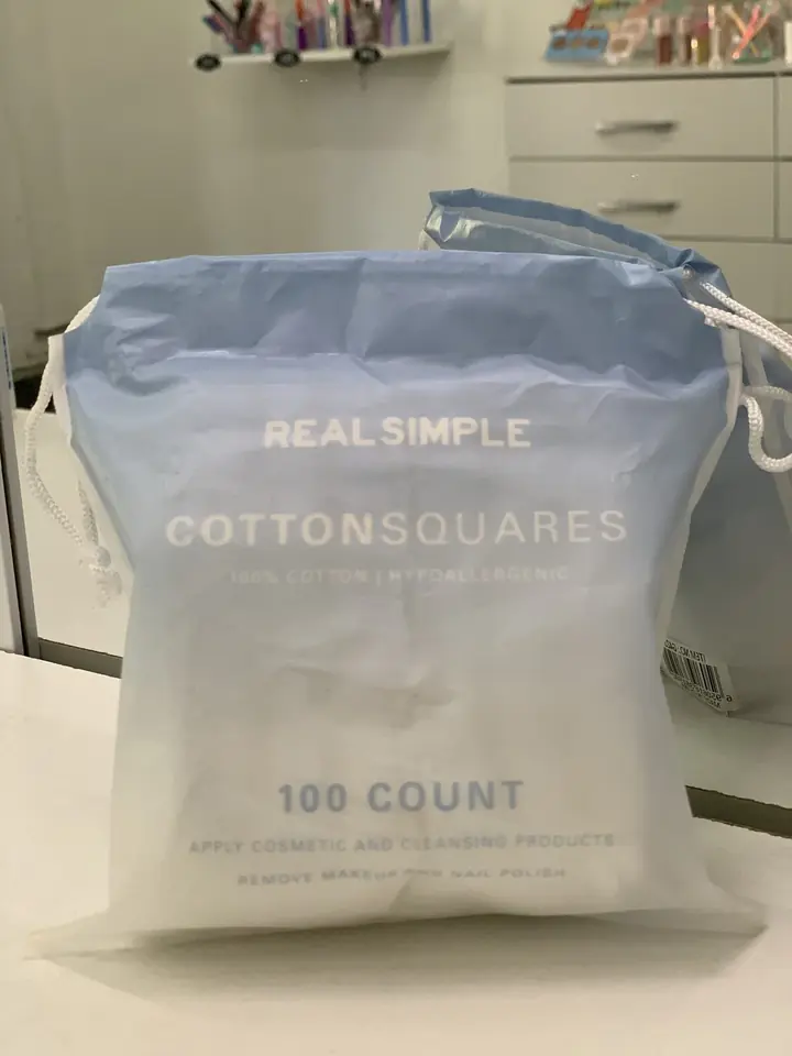 Cuadrados de algodón 100 uni