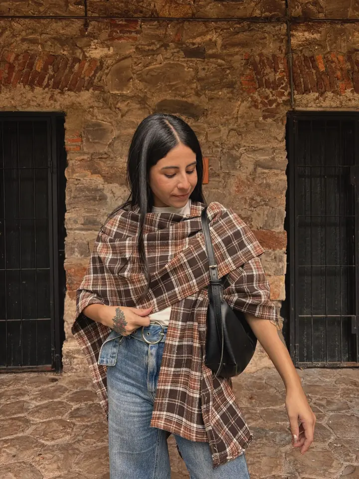 Ruana Campo Sur - Chocolate