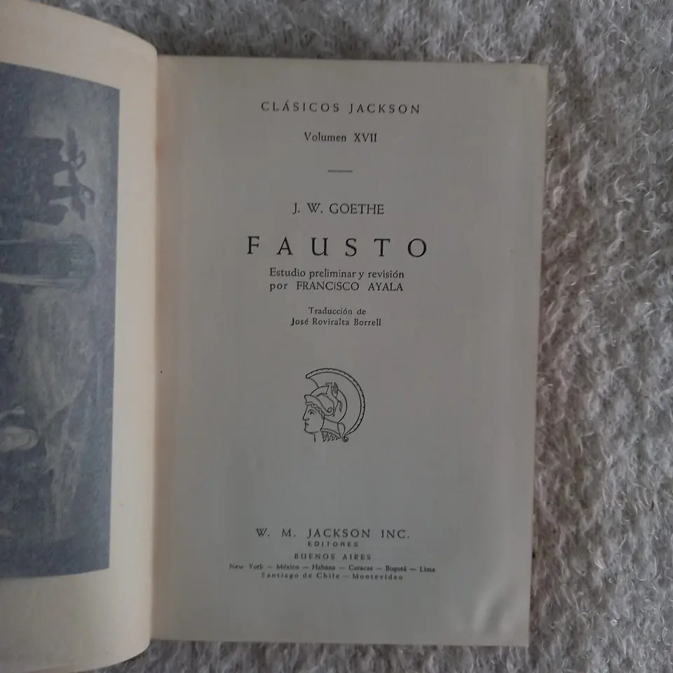 Fausto. J. W. Goethe