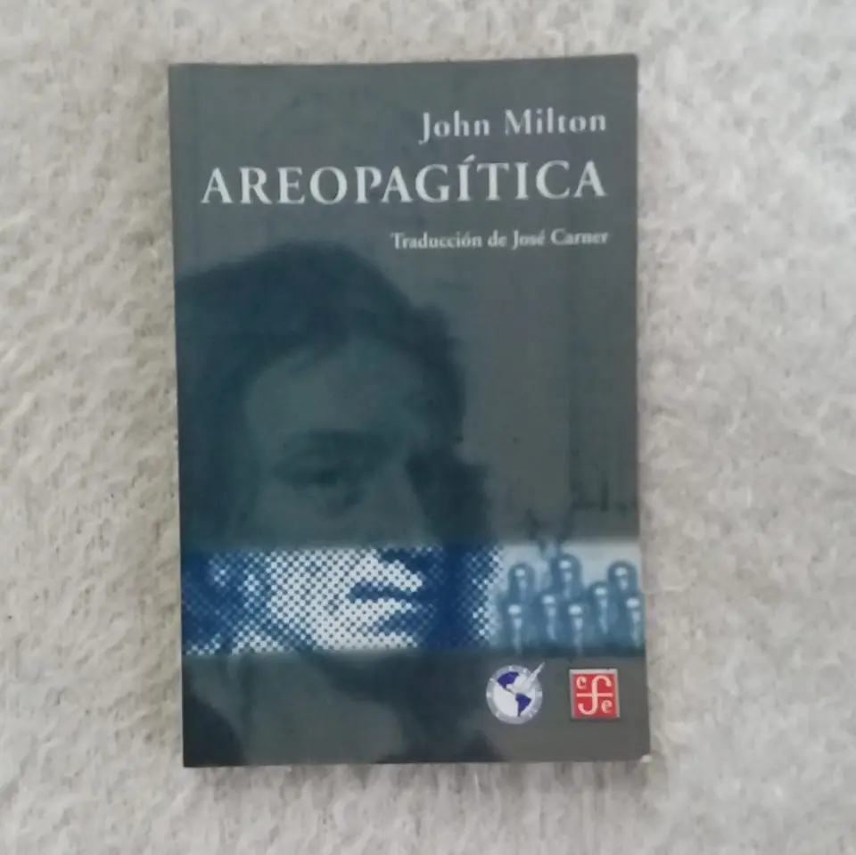 Areopagítica.  John Milton