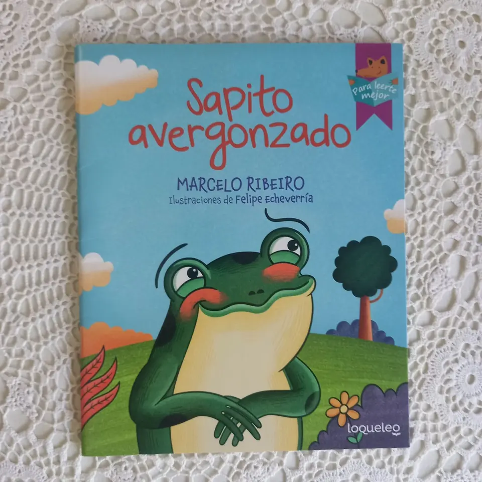 Sapito avergonzado. Marcelo Ribeyro. Ilustraciones: Felipe Echevarría