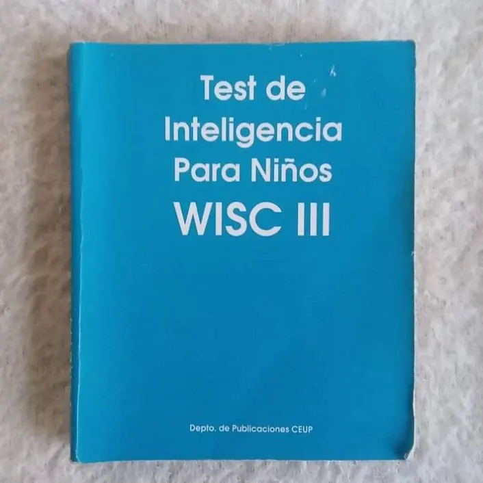 Test de inteligencia para niños WISC III