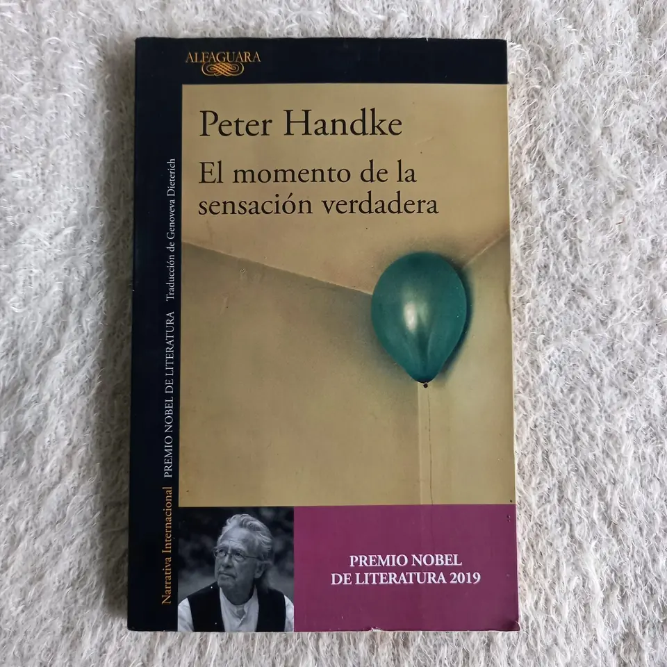 El momento de la sensación verdadera. Peter Handke