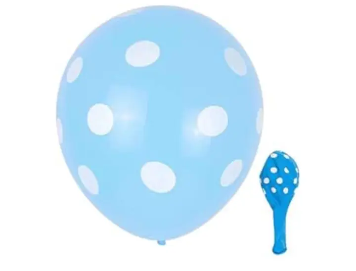 Globo lunares celeste x50