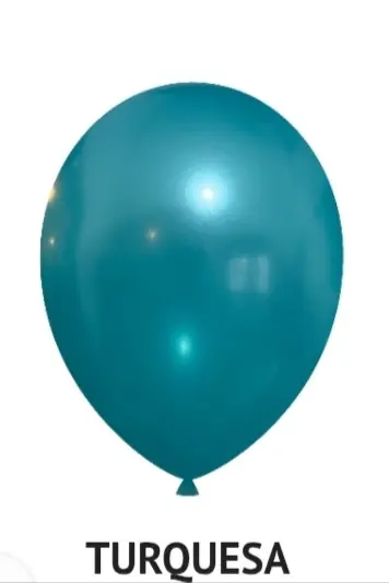 Globo Perlado Turquesa R 12 x50