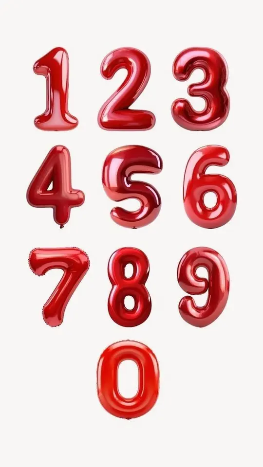 globo Numero 16 Pulgadas ROJO