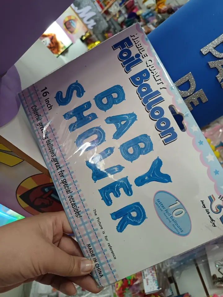 Cartel globo baby shower