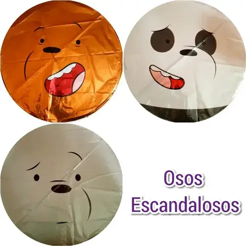 Globo osos escandalosos 18"