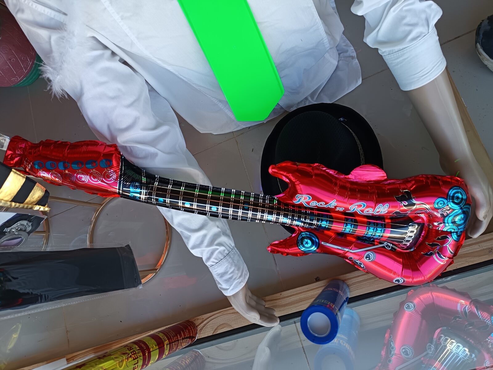 Globo  guitarra forma