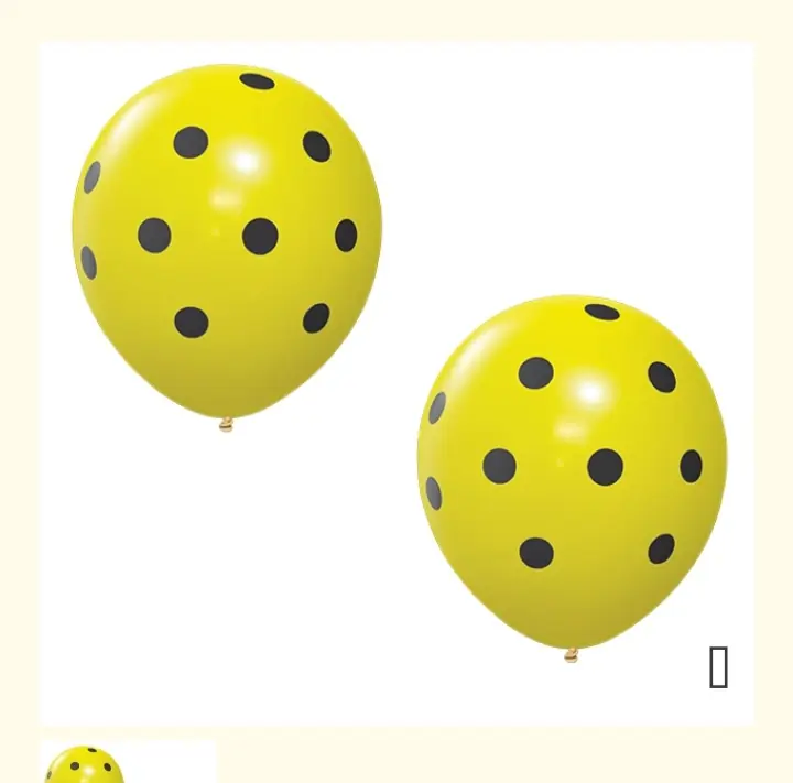 Globo lunares amarillo x50