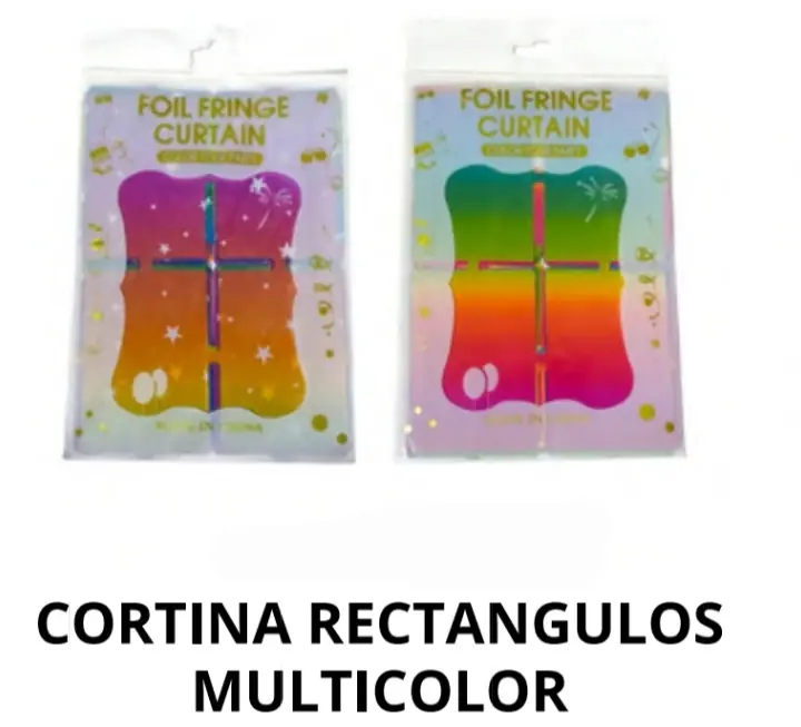 Cortina Rectángulos Multicolor