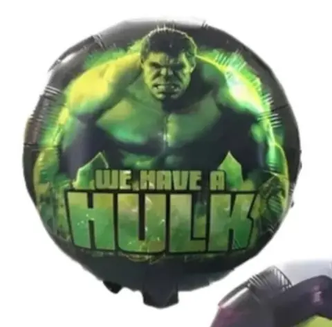 Globo hulk redondo 18"
