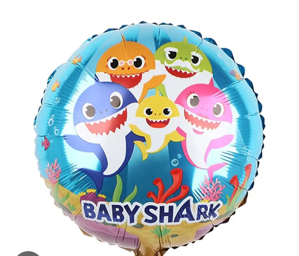 Globo redondo baby shark