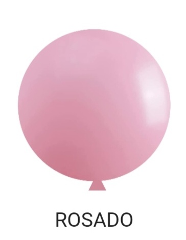Globo R36 rosa pastel