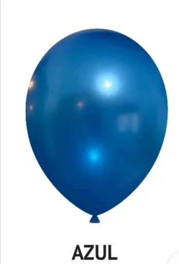 Globo Perlado Azul  R 12 x50