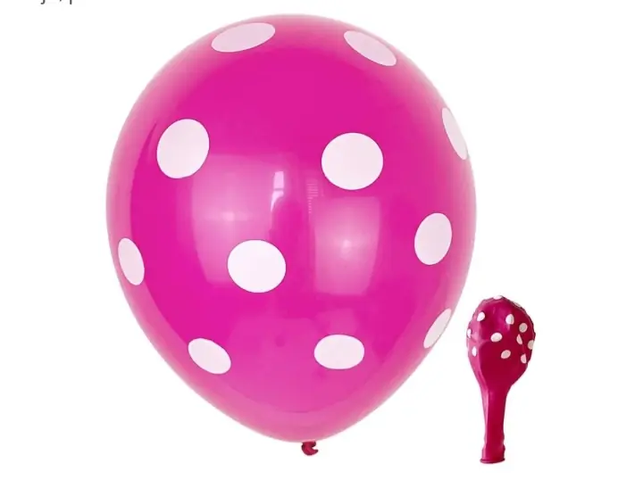 Globo con lunares Fucsia x50