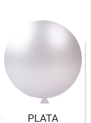 Globo R36 Perlado plata