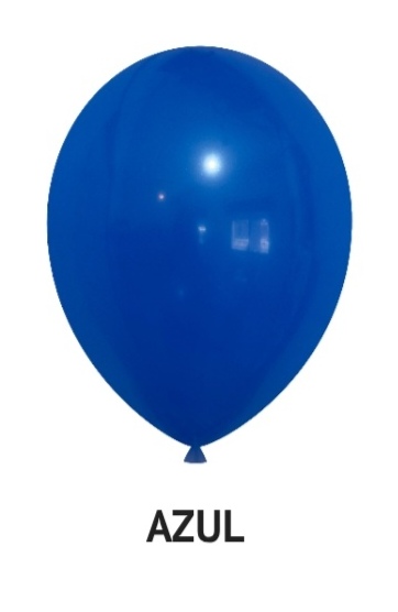 Globo liso azul R5 x 50