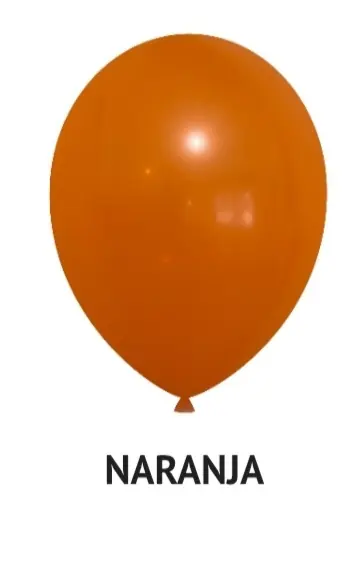 Globo Naranja R10 x50