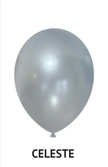 Globo Perlado R 12 x50 celeste