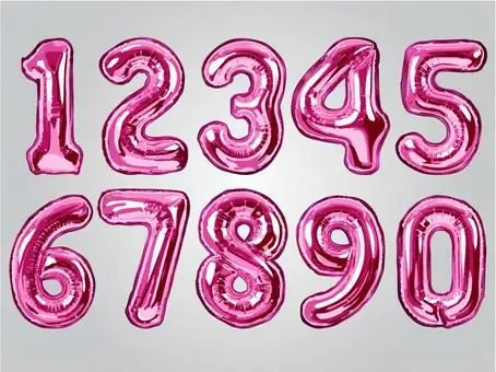 globo Numero 32 Pulgadas FUCSIA