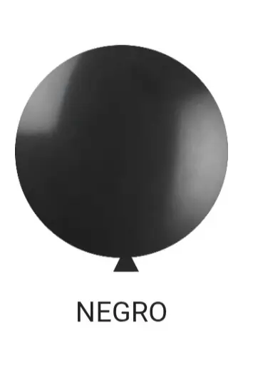 Globo negro R18