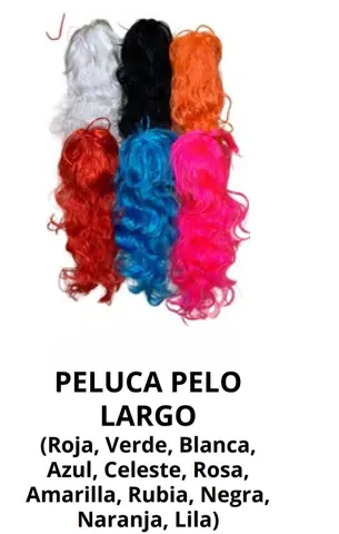 Peluca pelo largo