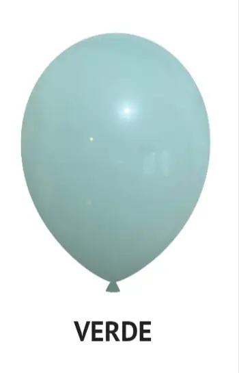 Globo Verde Pastel R12 x 50