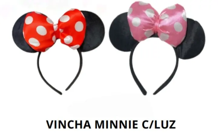 Vincha minnie con luz