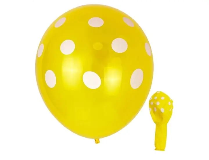 Globos lunares amarillo x50