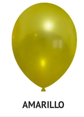 Globo Perlado amarillo R12 x 50