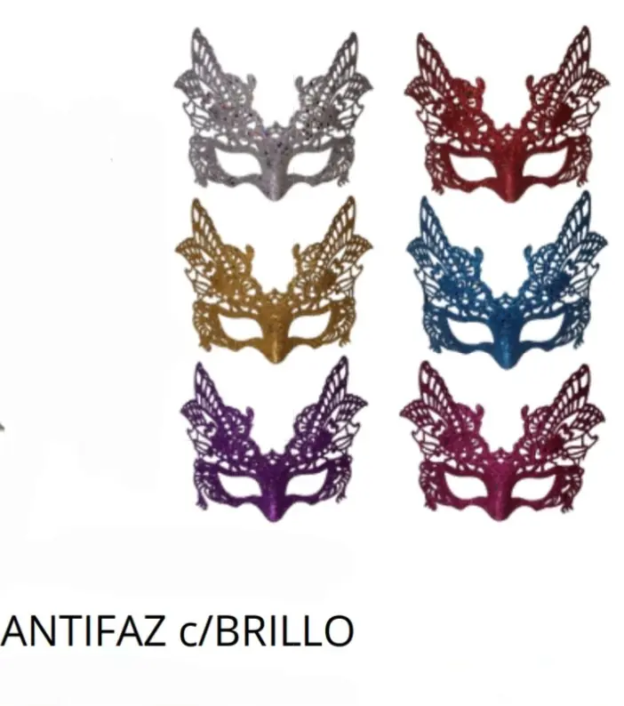 Antifaz con brillo