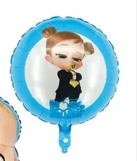 Globo jefe en pañales 18"  nena