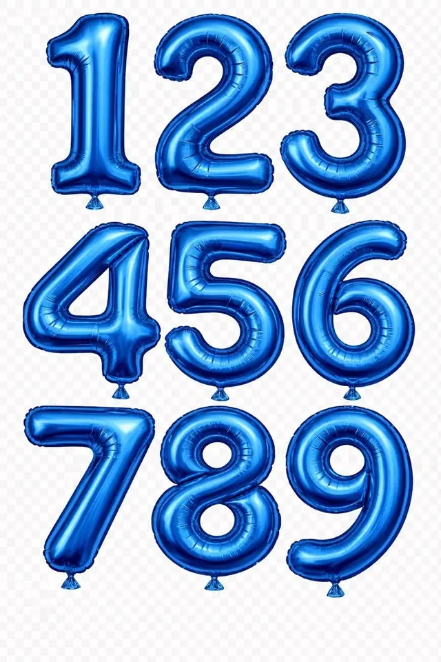 globo Numero 16 Pulgadas AZUL