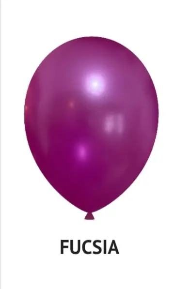 Globo Perlado Fucsia R12 x 50